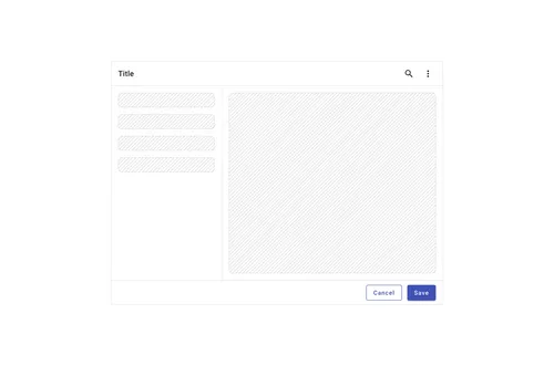 Preview of Sidesheet Scaffold Card